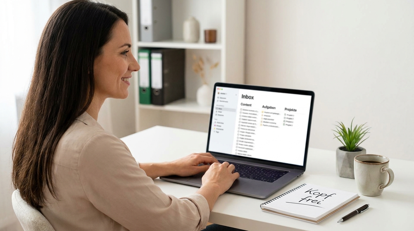 Die 1-Inbox-Methode: So baust du dir eine Inbox, die deinen Kopf frei macht (und bekommst sofort Ruhe im Kopf)