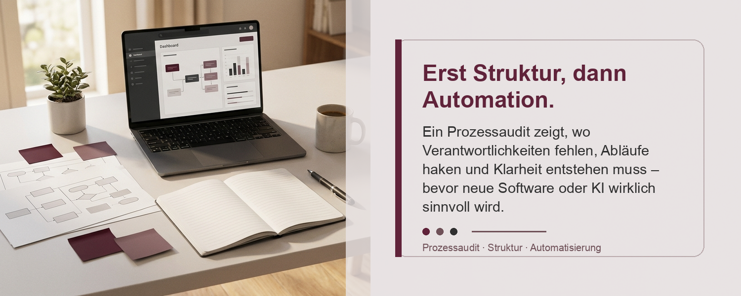 Warum ein Prozessaudit oft mehr verändert als jede neue Software